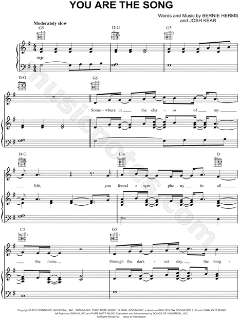 You Are the Song
