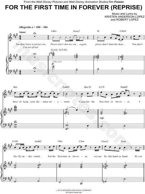 For the First Time in Forever (Reprise)