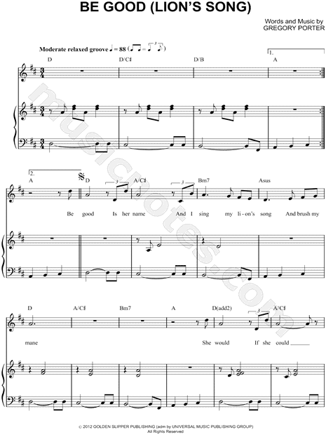 Be Good (Lion's Song)