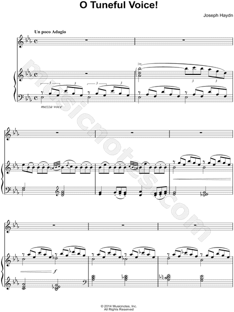 O Tuneful Voice!