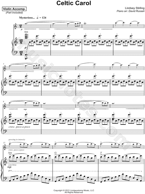 Celtic Carol - Violin & Piano