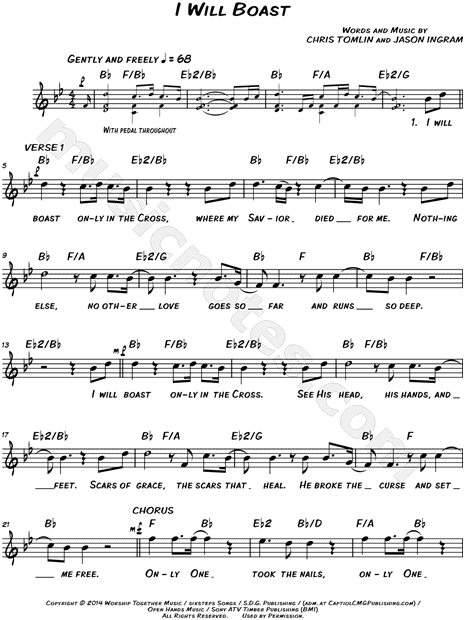 I Will Boast