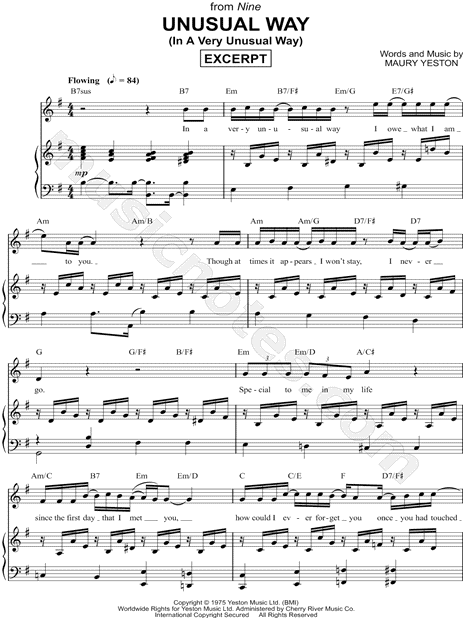 Unusual Way [Excerpt]