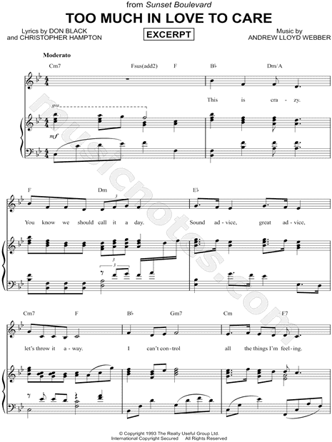 Too Much In Love To Care [Excerpt]