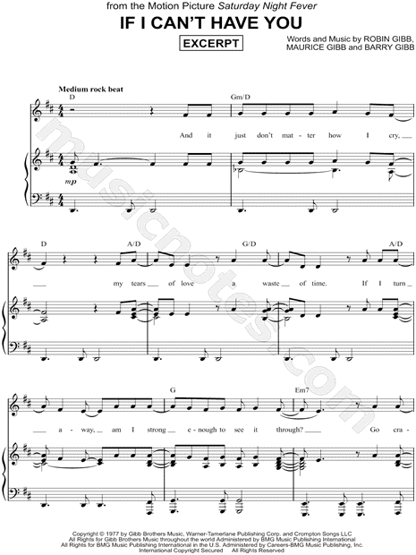 If I Can't Have You [Excerpt]