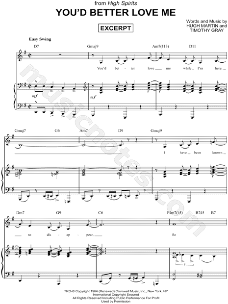 You'd Better Love Me [Excerpt]