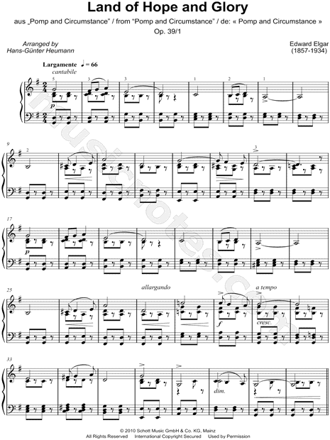 Pomp and Circumstance, Op. 39, No. 1: Land of Hope and Glory