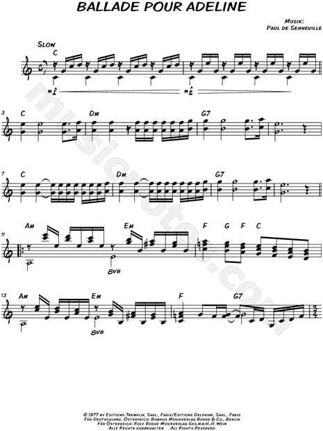 Ballade pour Adeline