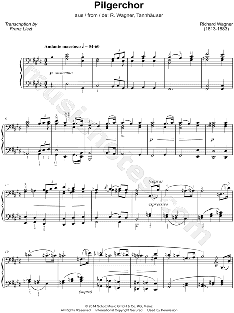 Pilgrim's Chorus from Tannhäuser
