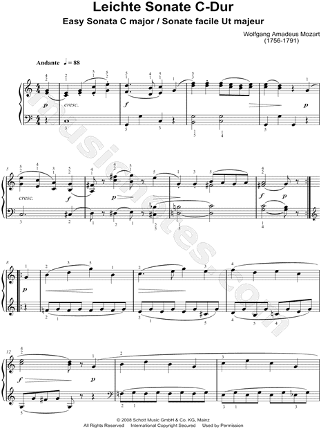Easy Sonata in C Major
