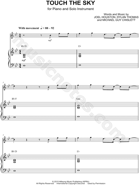 Touch the Sky - Piano Accompaniment