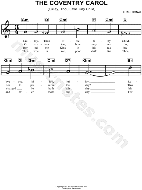 The Coventry Carol