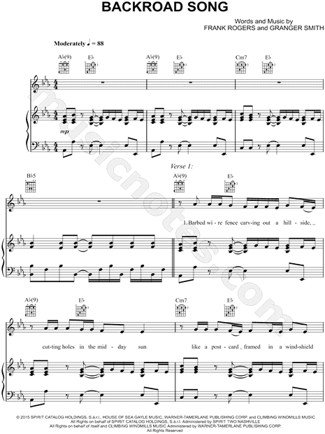 Backroad Song