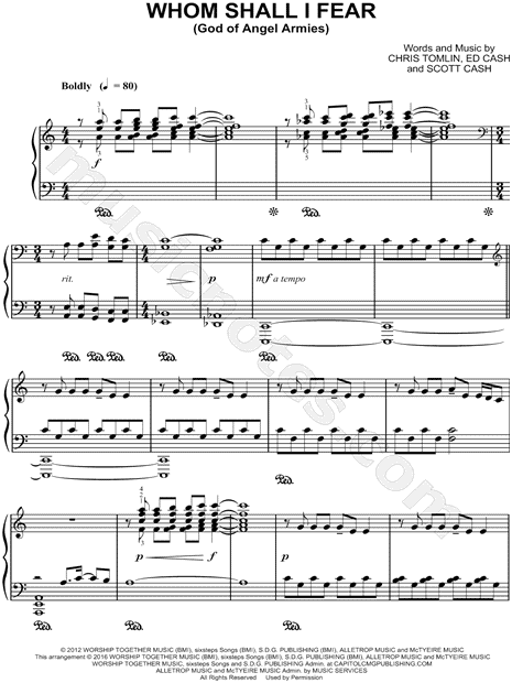 Whom Shall I Fear (God of Angel Armies)