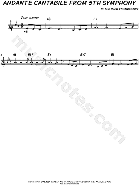 Symphony No. 5, Op. 64 - 2nd Movement [Theme]