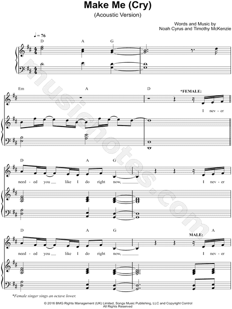 Make Me (Cry) [Acoustic]