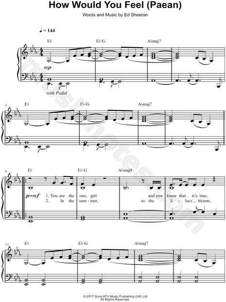 How Would You Feel (Paean)
