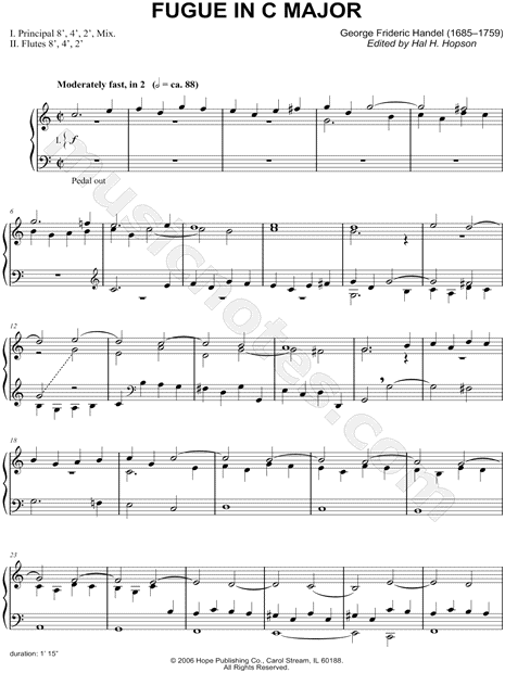 Fugue in C Major