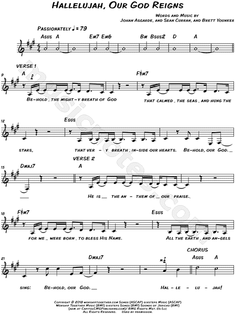 Hallelujah, Our God Reigns