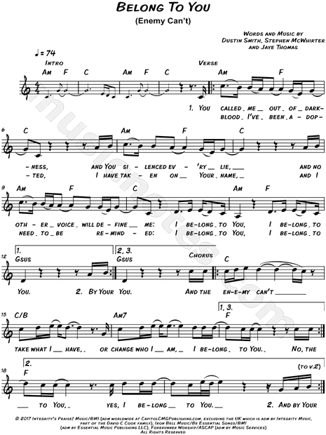 Belong to You (Enemy Can't)