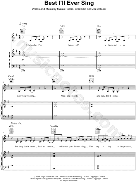 Best I'll Ever Sing