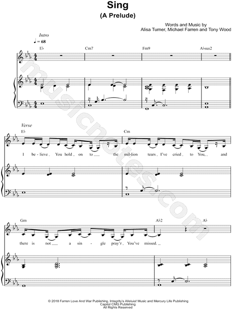 Sing (A Prelude)