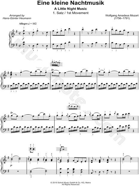 Eine Kleine Nachtmusik, K. 525: I. Allegro