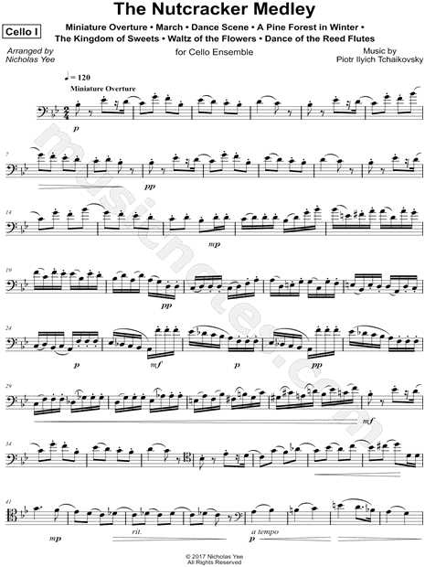 The Nutcracker Medley - Cello Ensemble [parts]