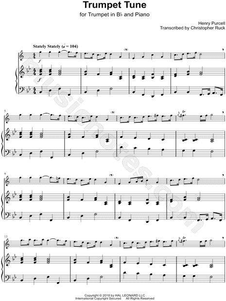 Trumpet Tune - Trumpet & Piano