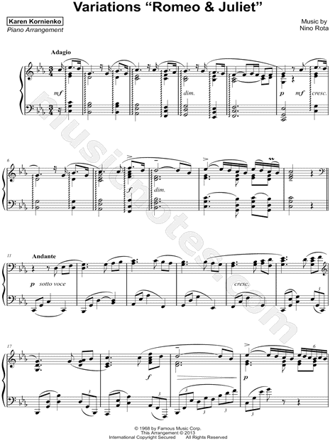 Variations Romeo & Juliet