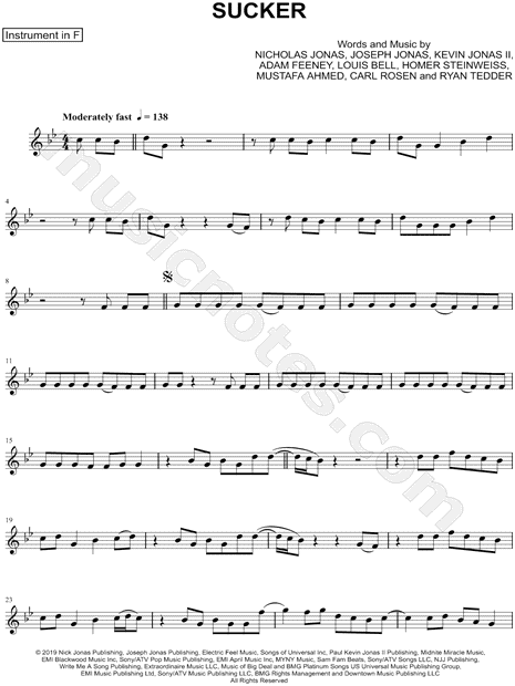 Sucker - F Instrument