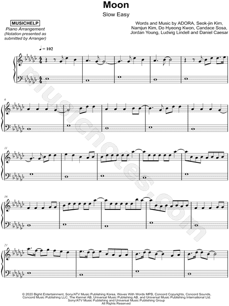 Moon [slow easy]