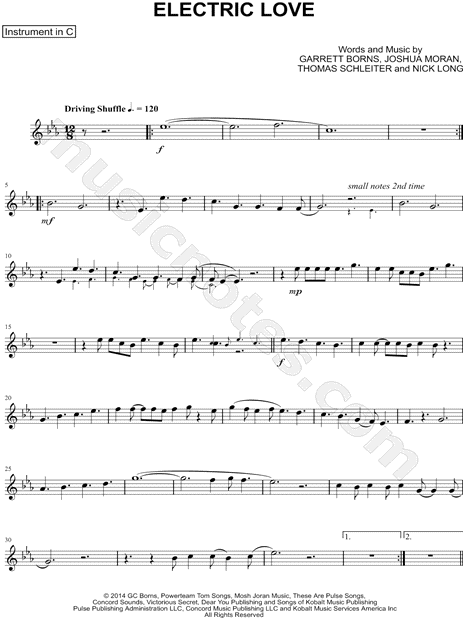 Electric Love - C Instrument