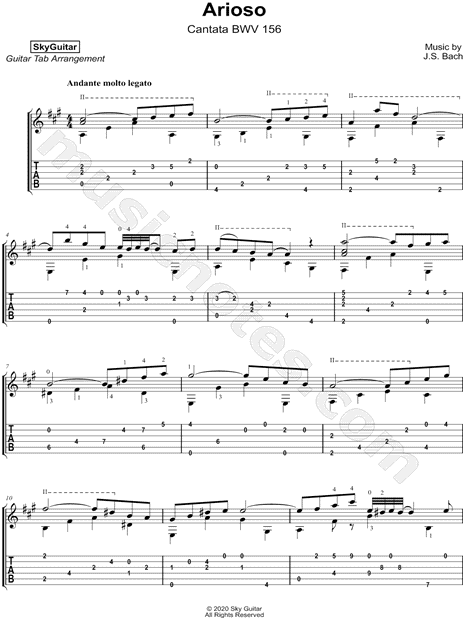 Arioso from Cantata BWV 156