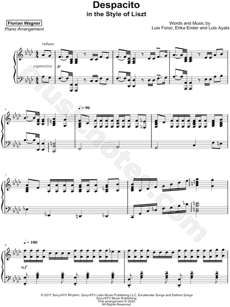Despacito in the Style of Liszt