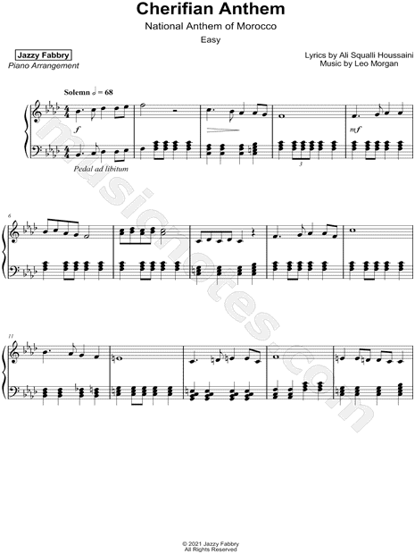 Cherifian Anthem [easy]
