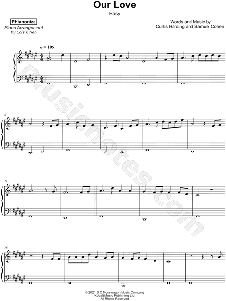 Our Love [easy]