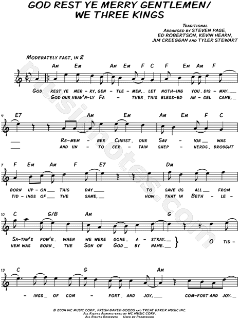 God Rest Ye Merry Gentlemen / We Three Kings