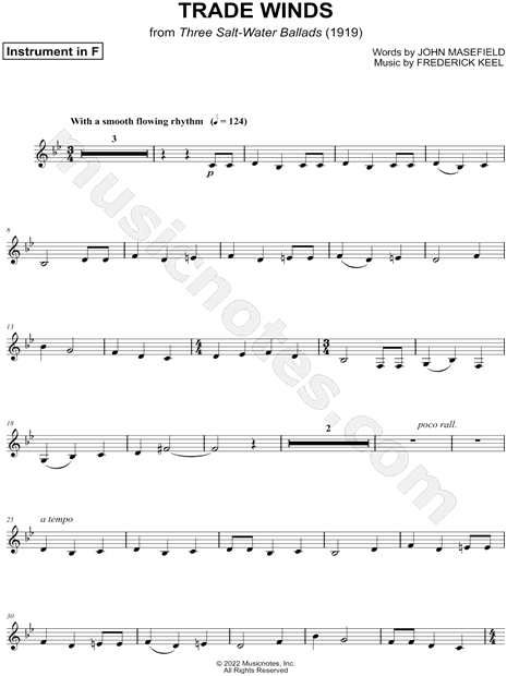 Trade Winds - F Instrument