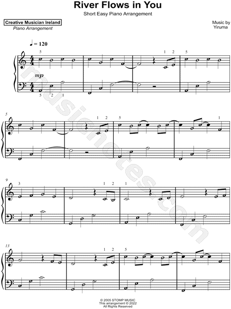 River Flows in You [short easy]