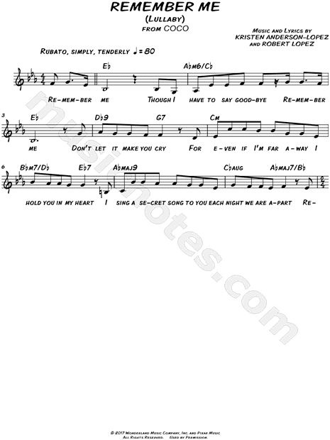 Remember Me (Lullaby)