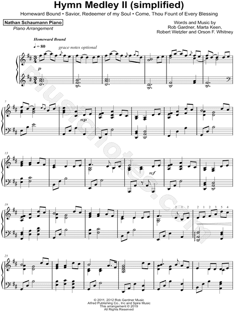 Hymn Medley II [simplified]