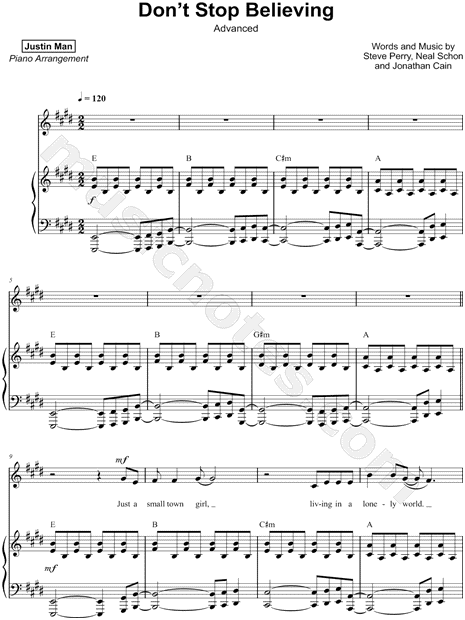 Don't Stop Believin' [advanced]