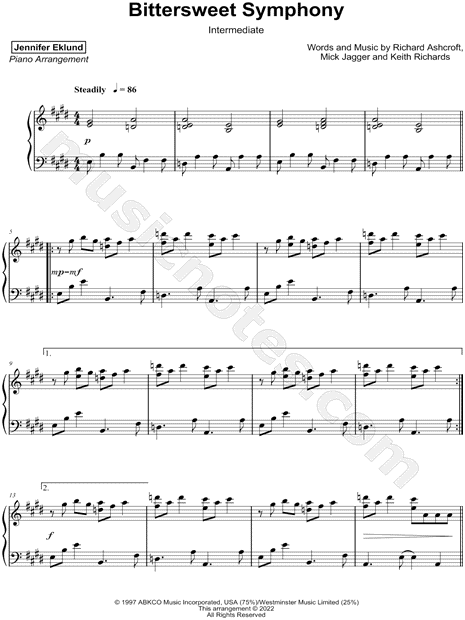 Bittersweet Symphony [intermediate]