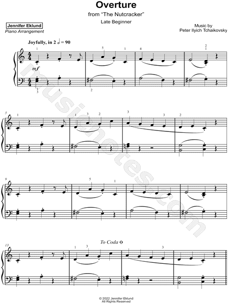 Overture from The Nutcracker [late beginner]