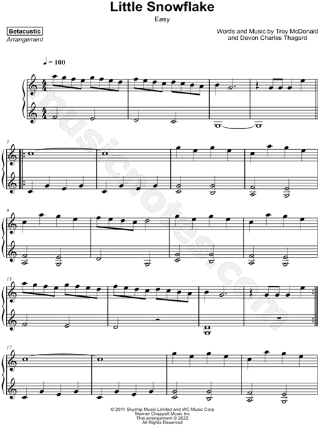 Little Snowflake [easy]