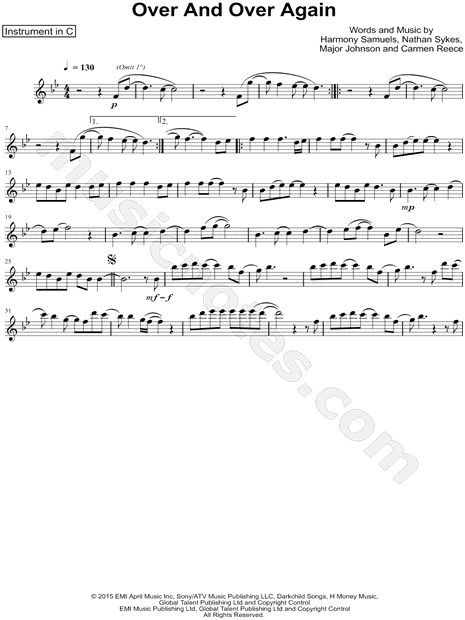 Over and Over Again - C Instrument