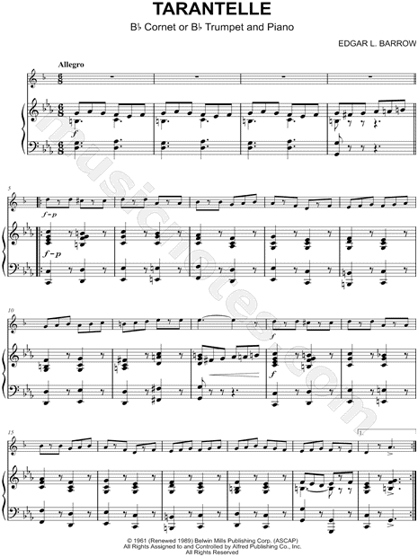 Tarantelle - Trumpet & Piano