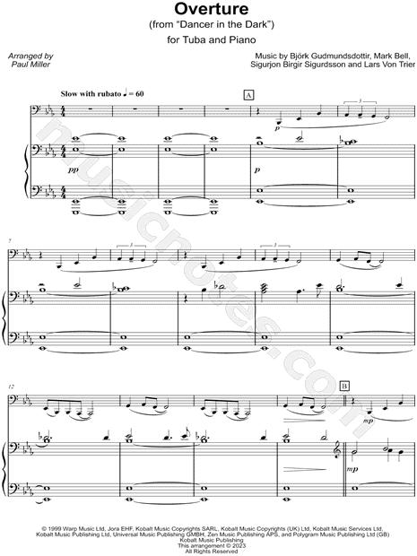 Overture from Dancer in the Dark - Tuba & Piano