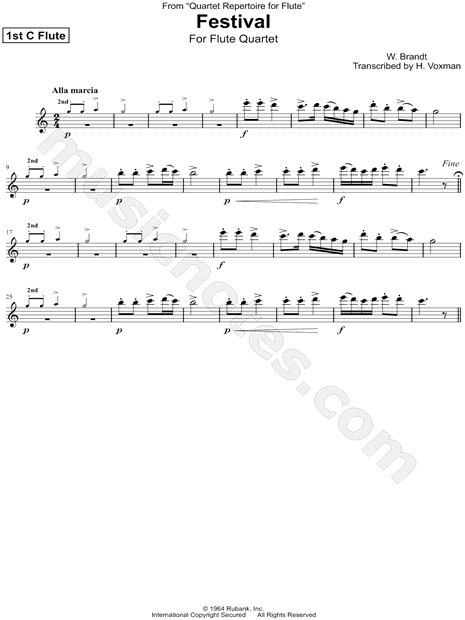 Festival - Flute 1